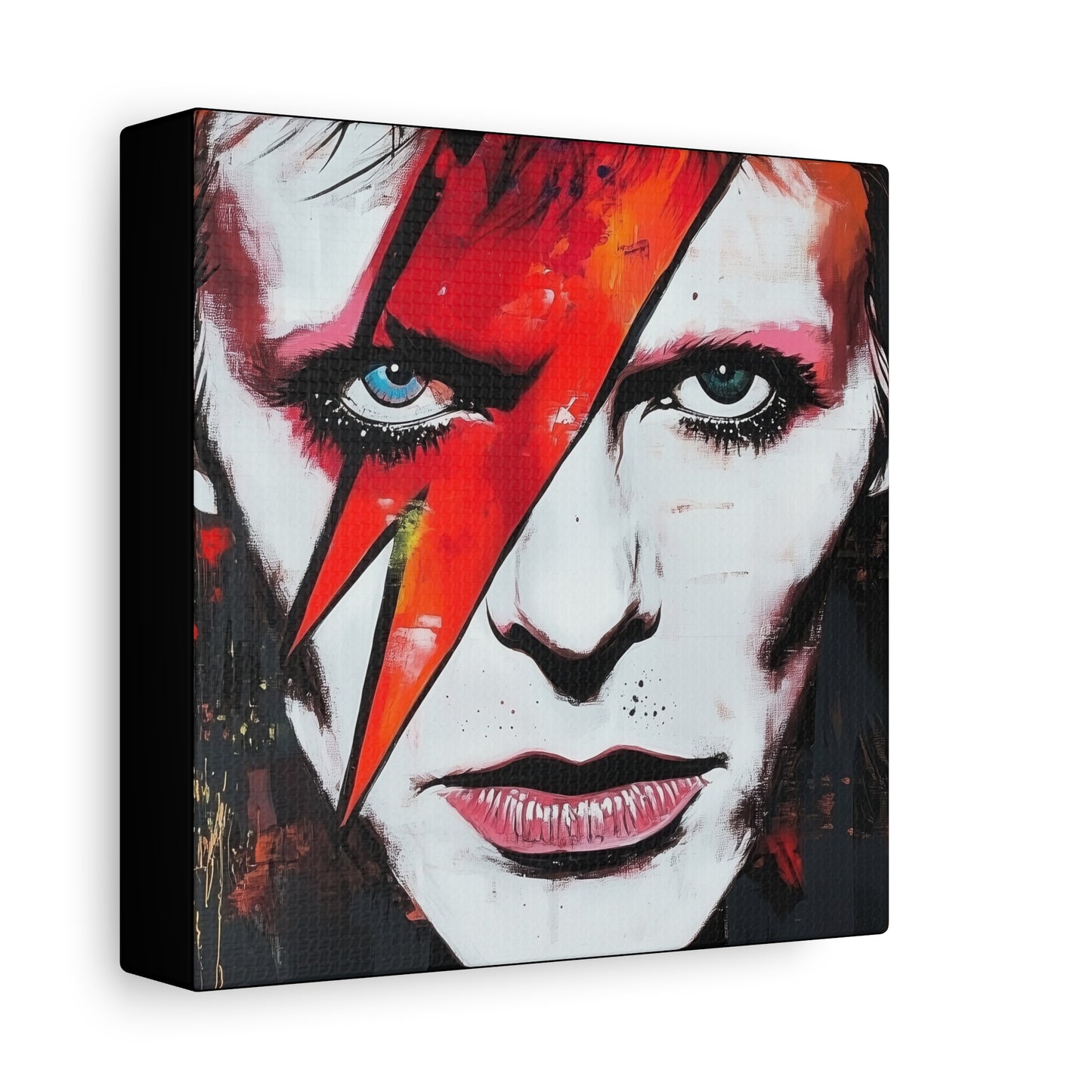 Gallery Wrapped Canvas, Celebrity Inspired, Pop Art Canvas – Bowie
