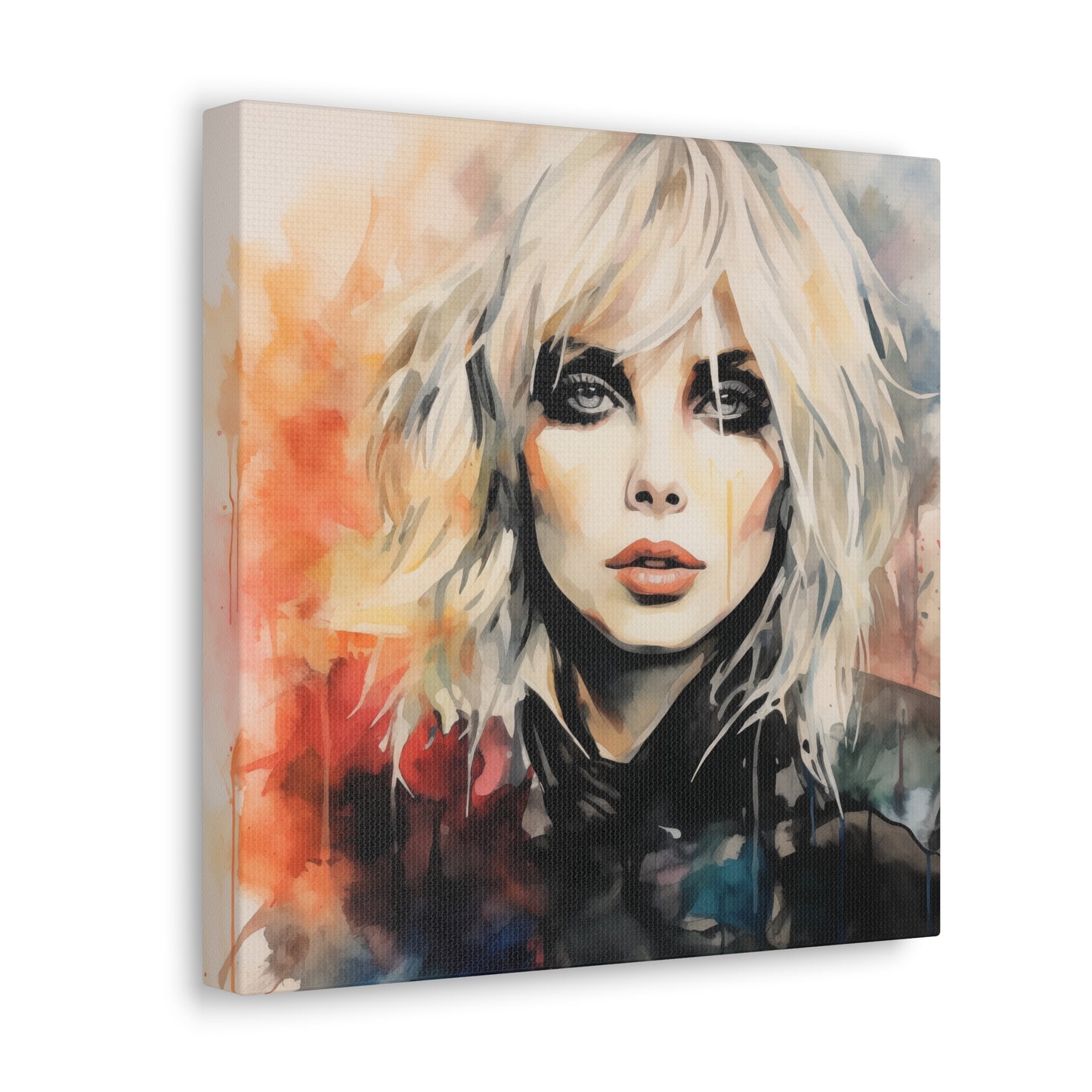 Gallery Wrapped Canvas, Celebrity Inspired, Pop Art Canvas – Debbie