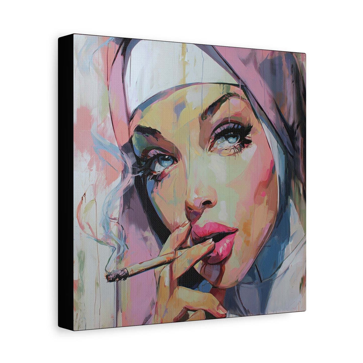 Gallery Wrapped Canvas, Habits and Heresy Art Canvas, Naughty Nuns Art Canvas – Sister Ophelia