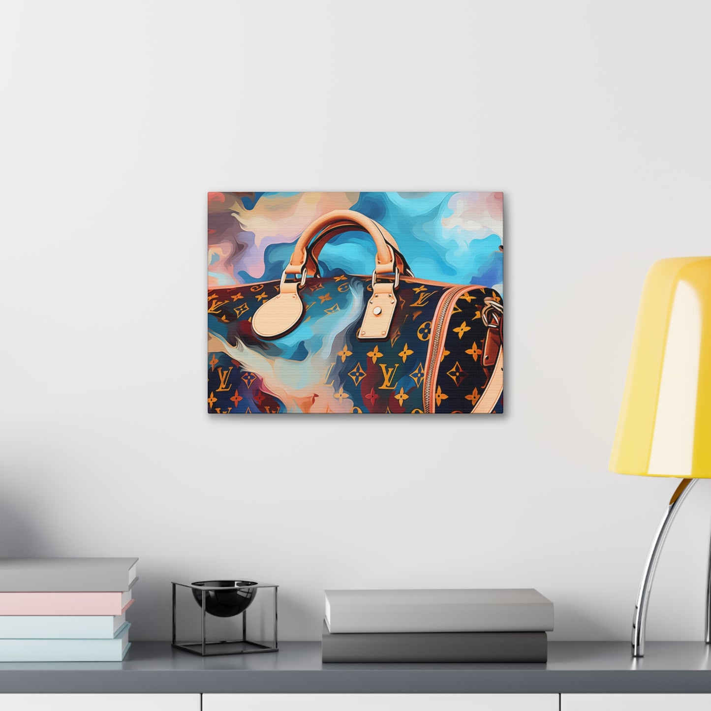 Canvas Gallery Wrap - LV Designer Inspired Wall Art - Abstract