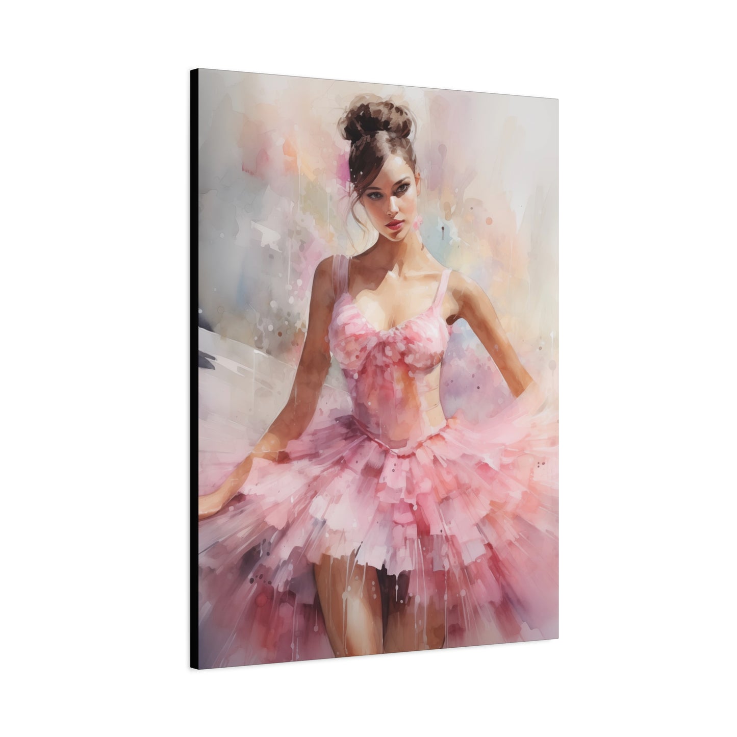 Gallery Wrapped Canvas, Ballerina Beauty, Ballet Art Canvas – Lily