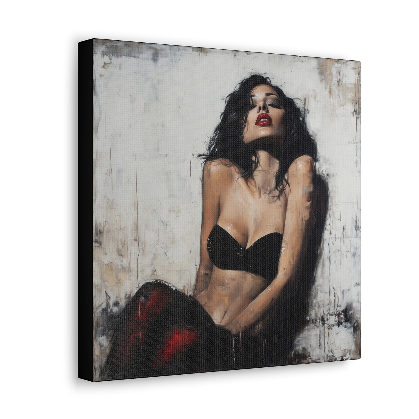 Gallery Wrapped Canvas, Sinners and Saints Art Canvas, Erotic Art Canvas – Alexa