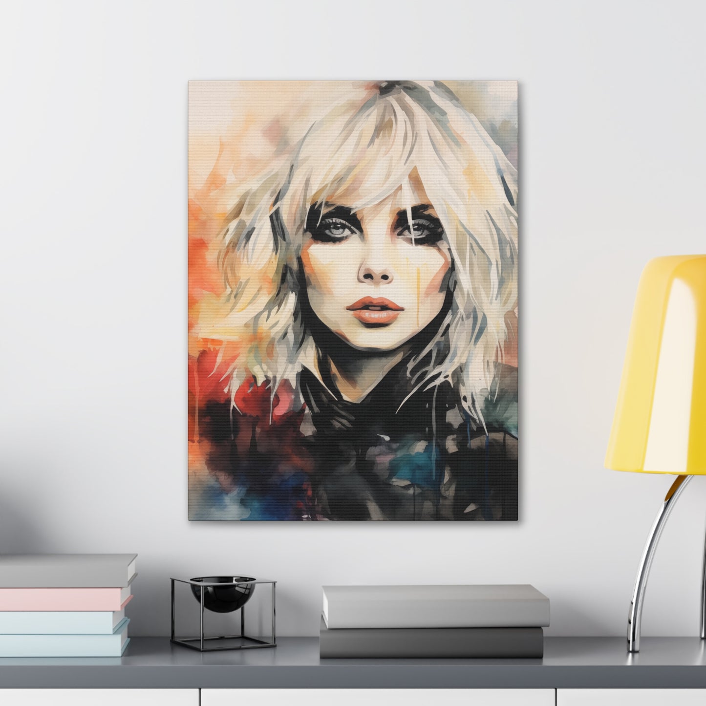 Gallery Wrapped Canvas, Celebrity Inspired, Pop Art Canvas – Debbie