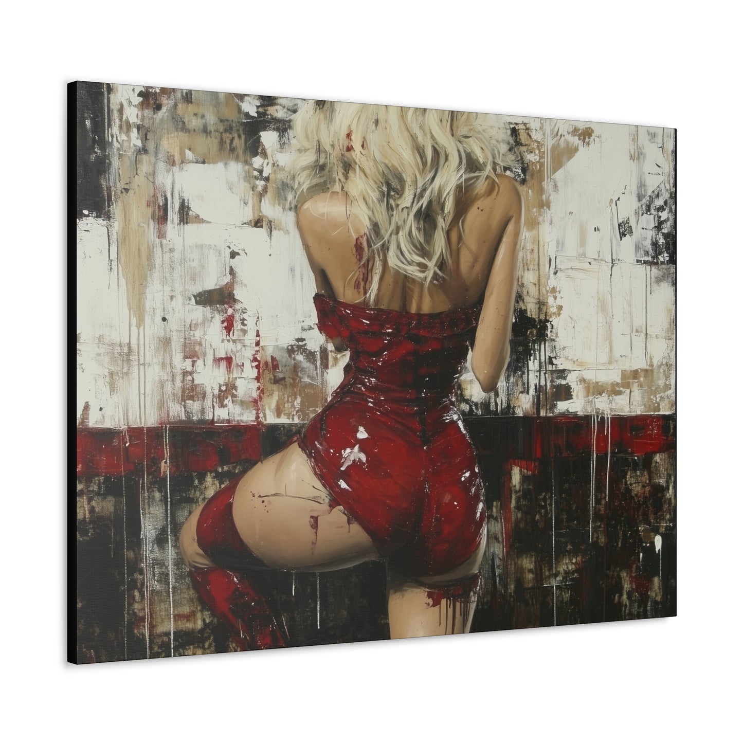 Gallery Wrapped Canvas, Sinners and Saints Art Canvas, Erotic Art Canvas – Veronica