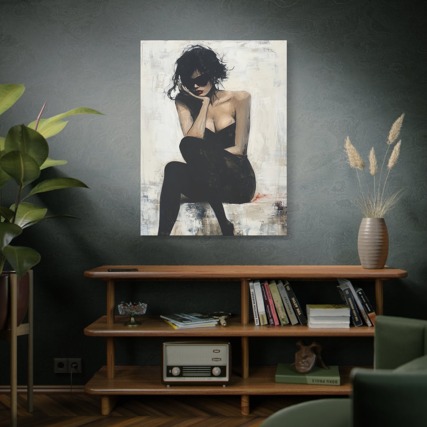 Gallery Wrapped Canvas, Sinners and Saints Art Canvas, Erotic Pinup Art Canvas – Fairuza
