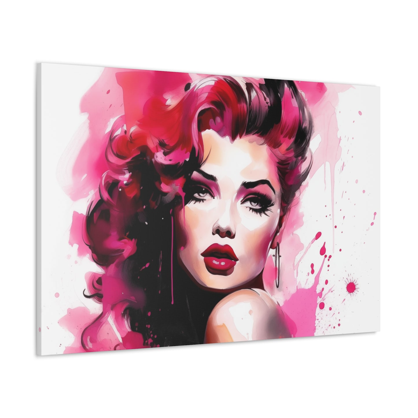 Canvas Wall Art, Gallery Wrapped Pop Art, Diva Wall Art – Thalia