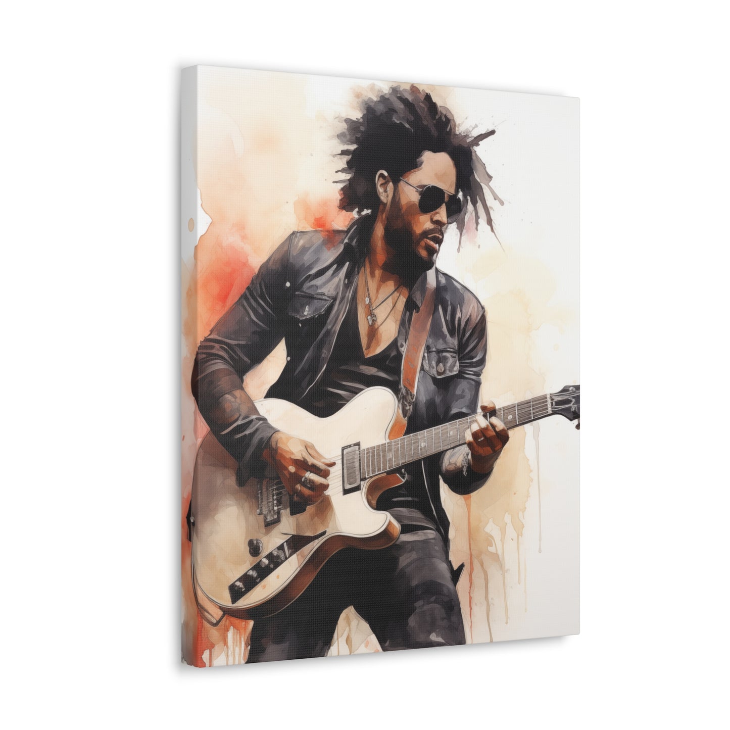Gallery Wrapped Canvas, Celebrity Inspired, Pop Art Canvas – Lenny Also