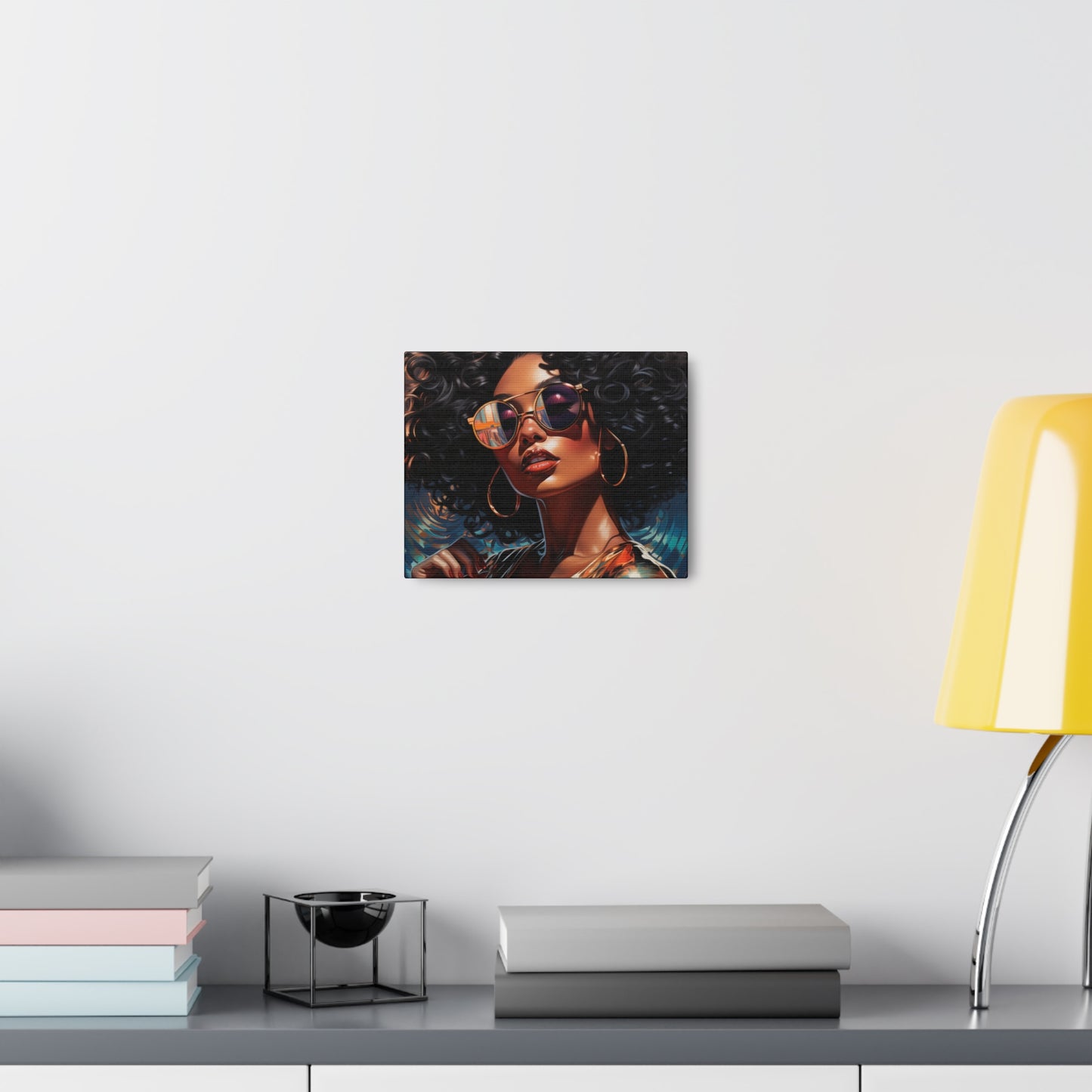 Gallery Wrapped Canvas, Retro Urban Queen, Femme Doll Art Canvas – Kesha