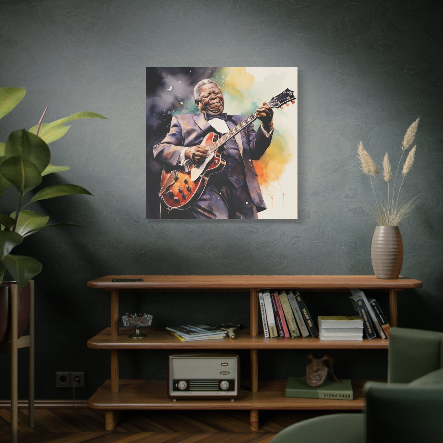 Gallery Wrapped Canvas, Celebrity Inspired, Pop Art Canvas – The King