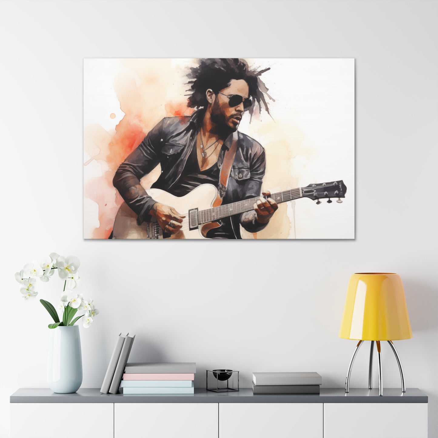 Gallery Wrapped Canvas, Celebrity Inspired, Pop Art Canvas – Lenny Also