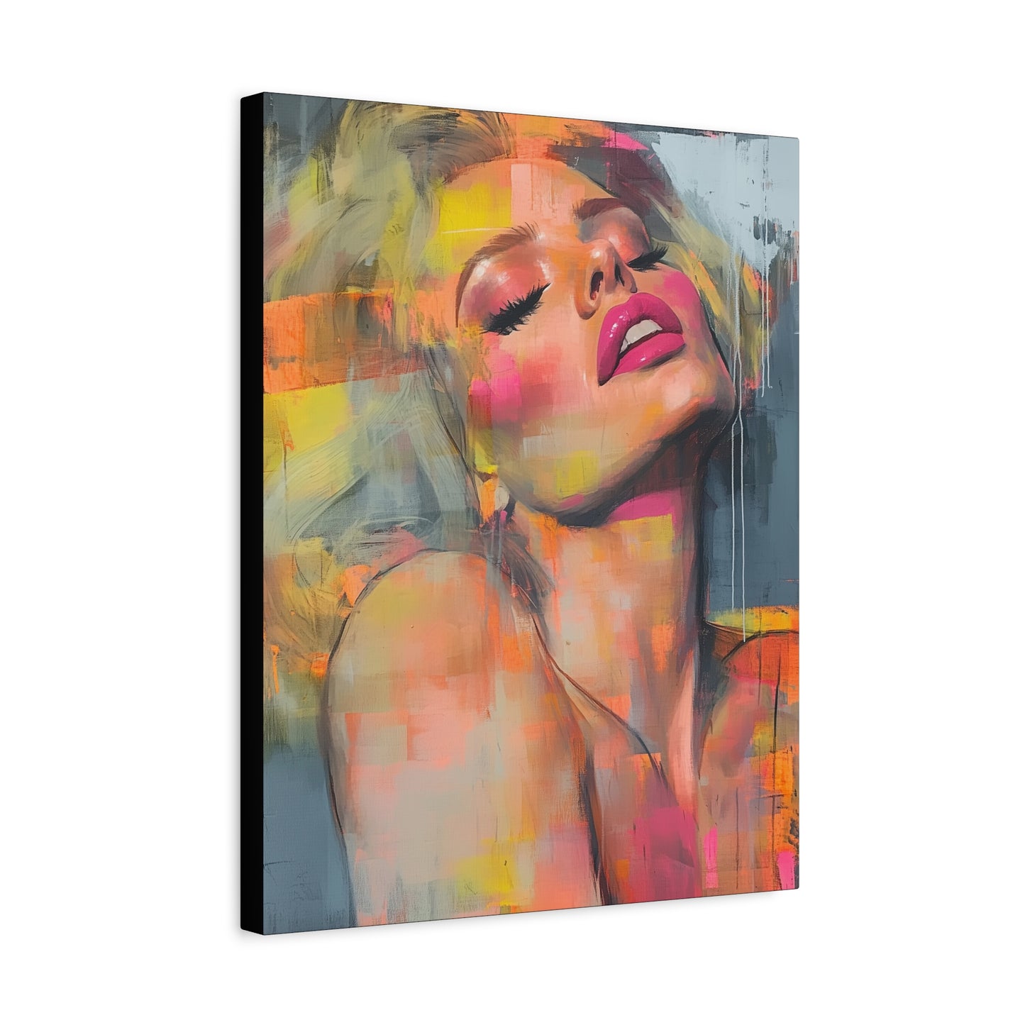 Gallery Wrapped Canvas, Guilt and Grit Adult Art Canvas, Erotic Pinup Art Canvas – Veda