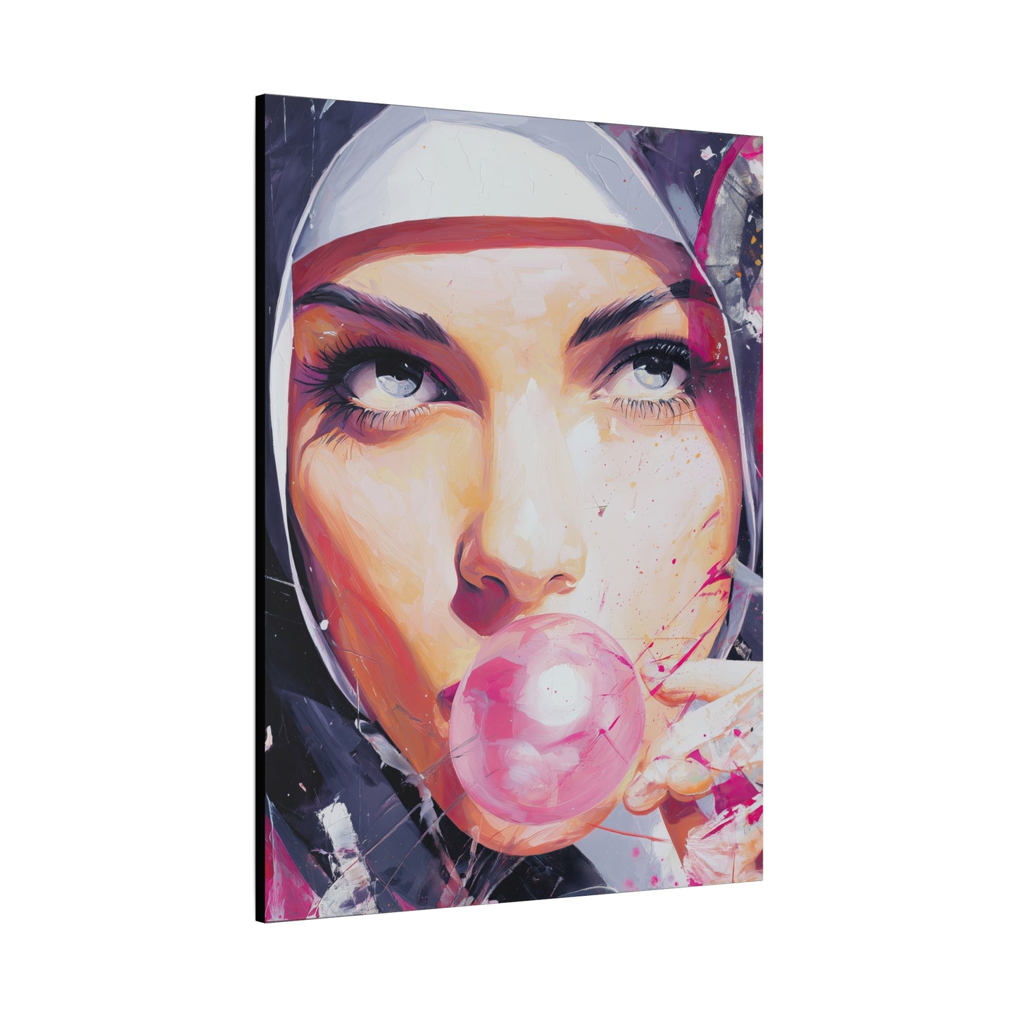 Gallery Wrapped Canvas, Habits and Heresy Art Canvas, Naughty Nuns Art Canvas – Sister Paloma