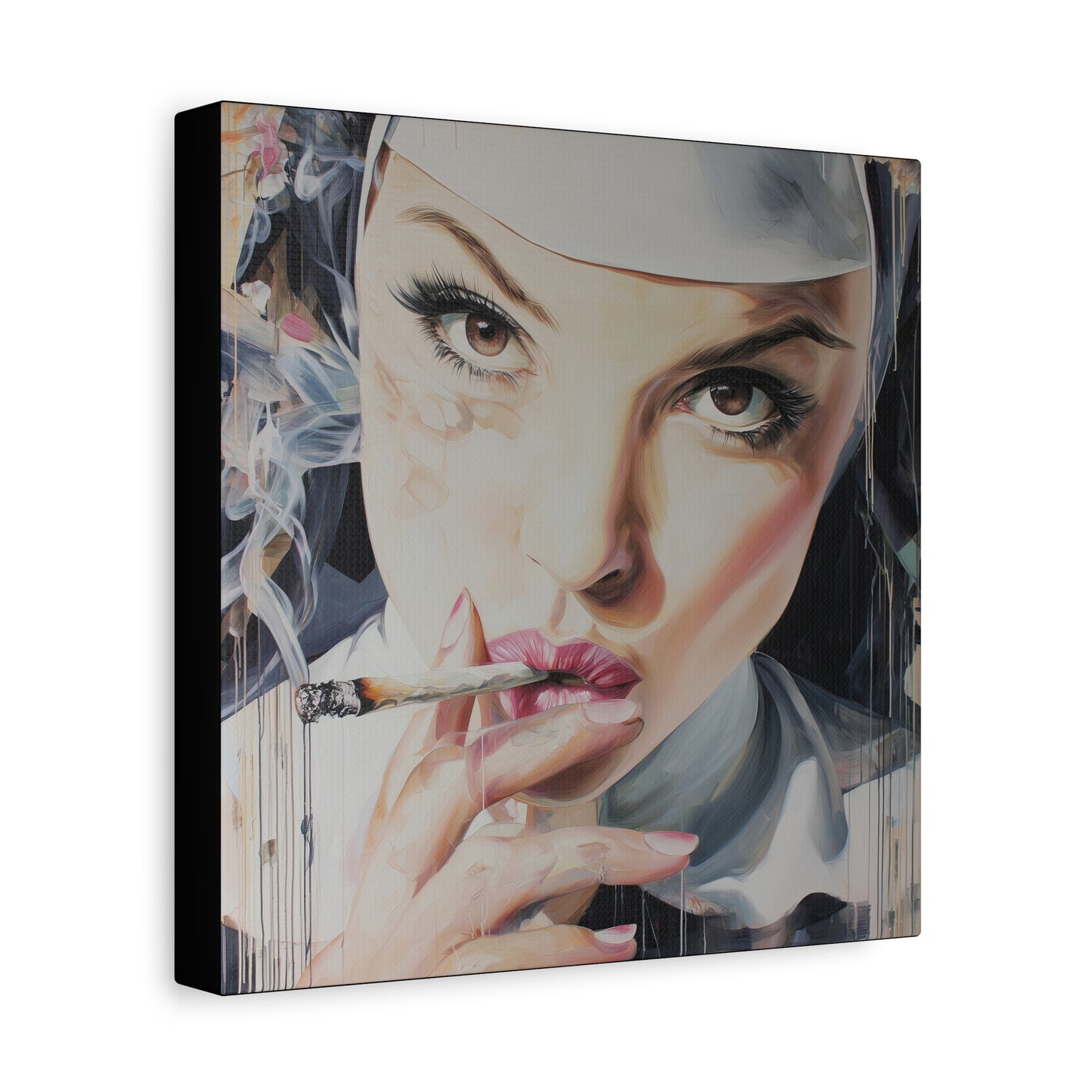 Gallery Wrapped Canvas, Habits and Heresy Art Canvas, Naughty Nuns Art Canvas – Sister Magdalene