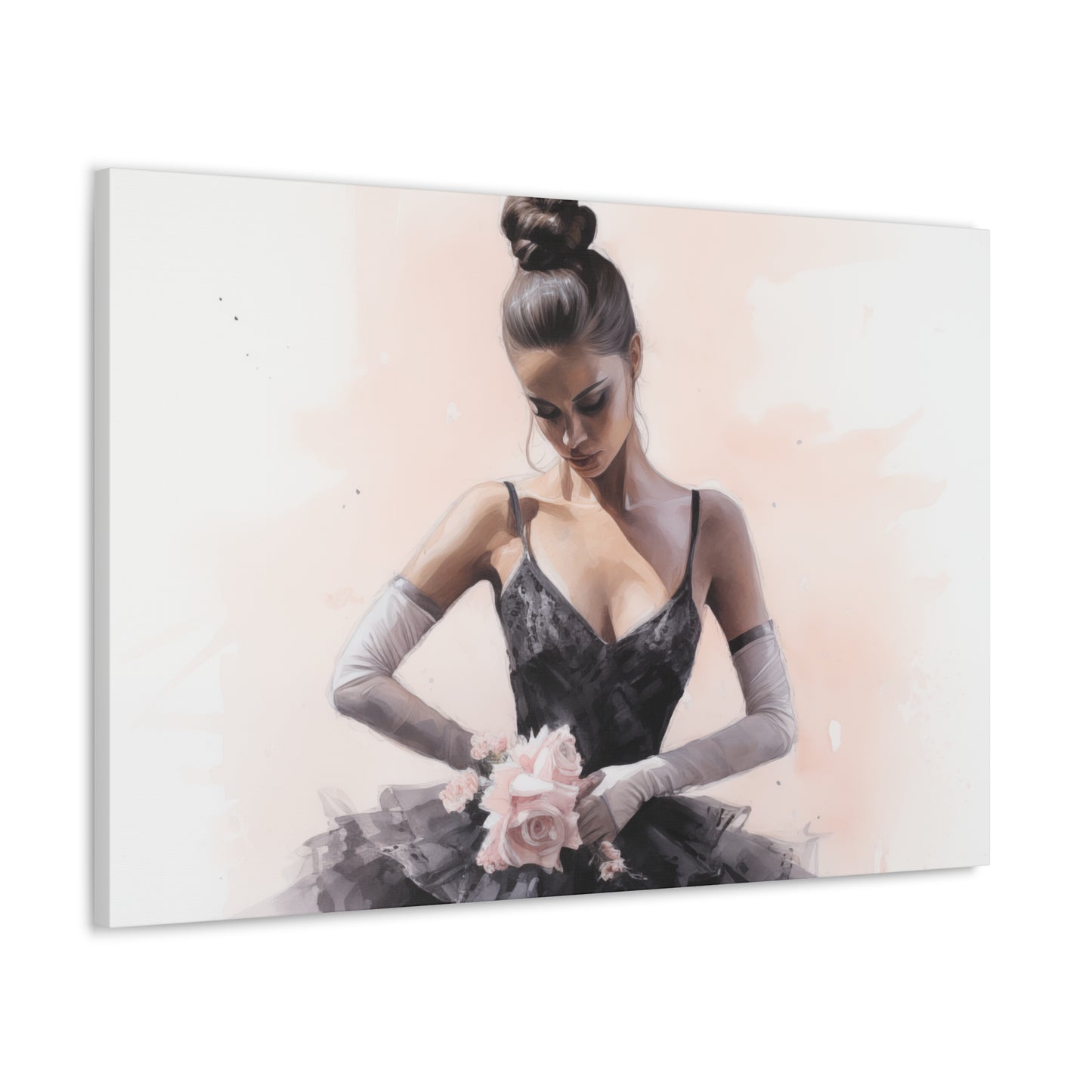Gallery Wrapped Canvas, Ballerina Beauty, Ballet Art Canvas – Sonja