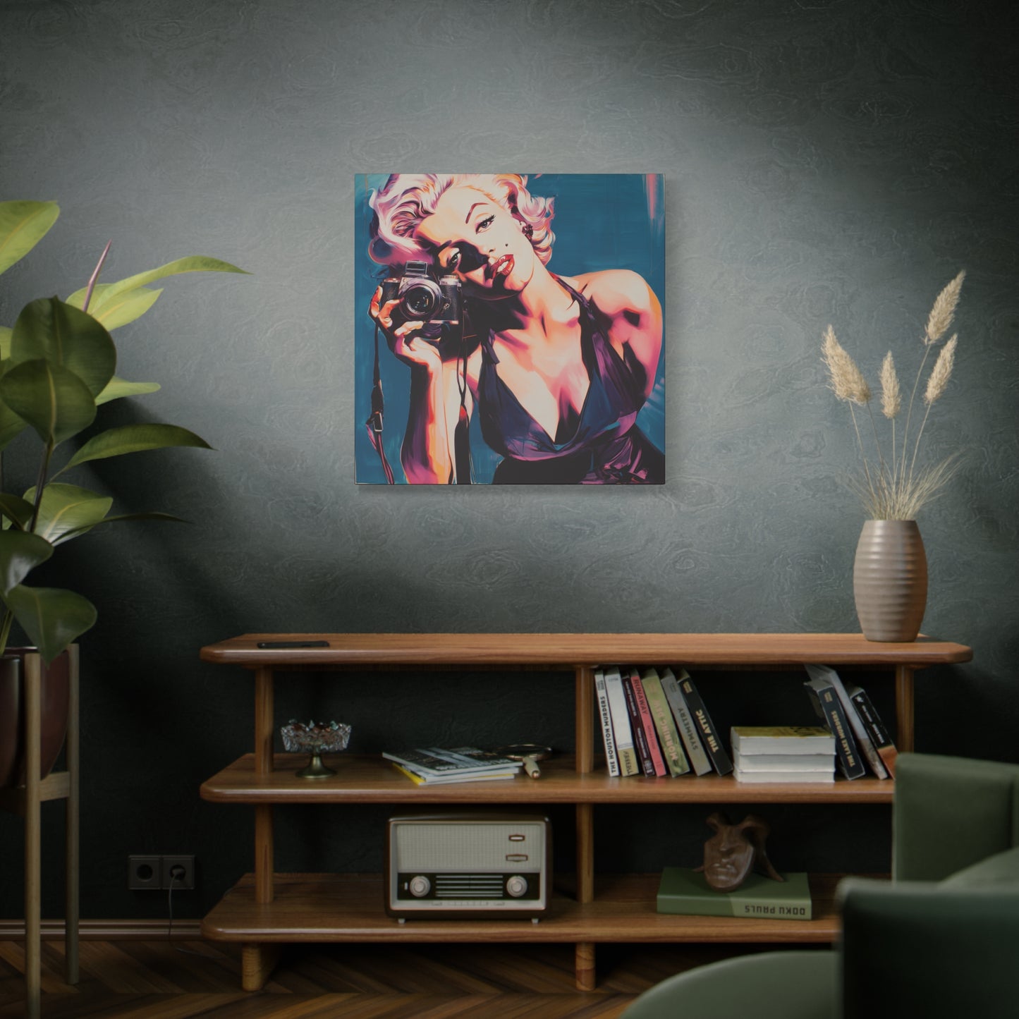 Gallery Wrapped Canvas, The Diva Project Art Canvas, Pinup Art Canvas – Marilyn Monroe - TEN
