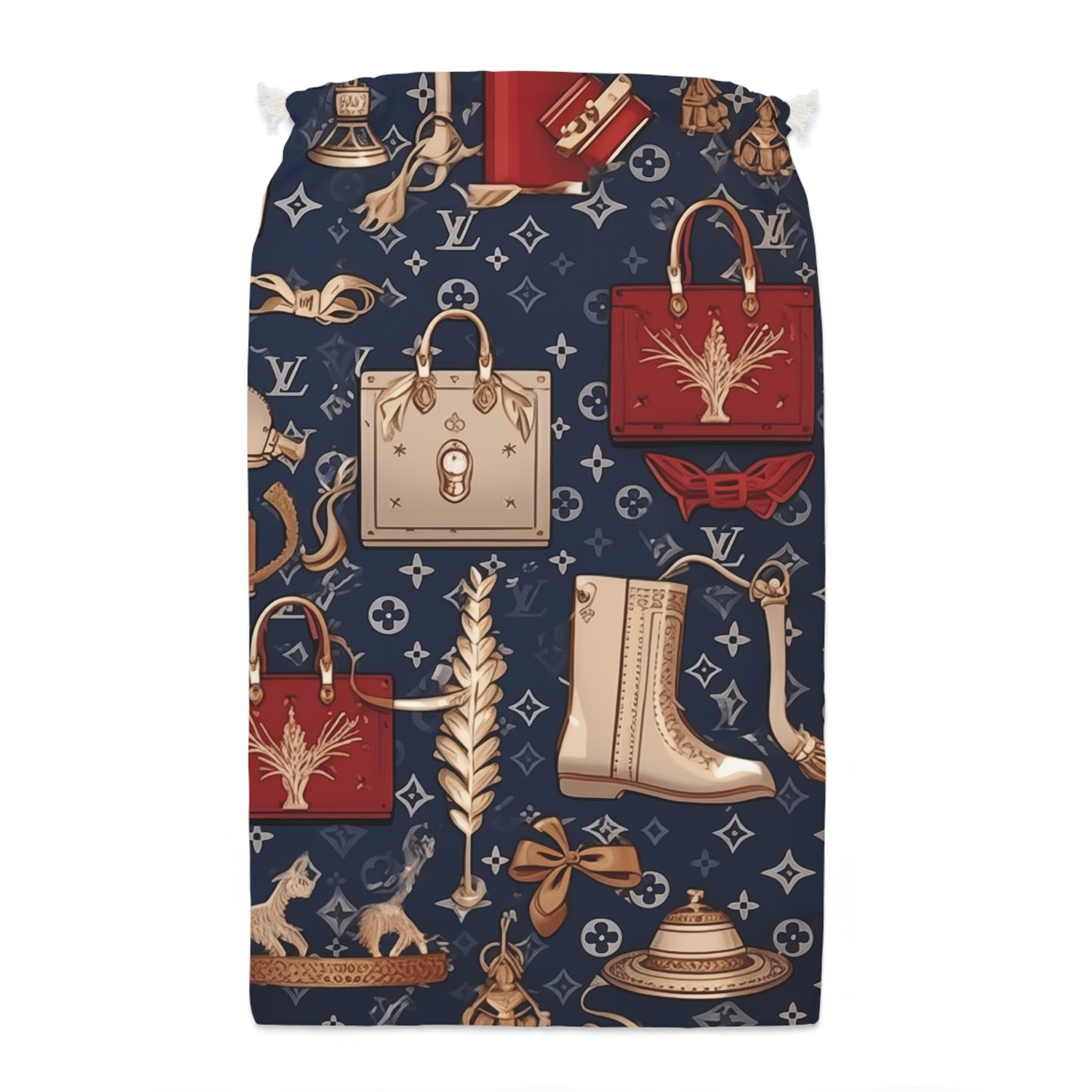 Designer Inspired Gift Sack - LV Americana