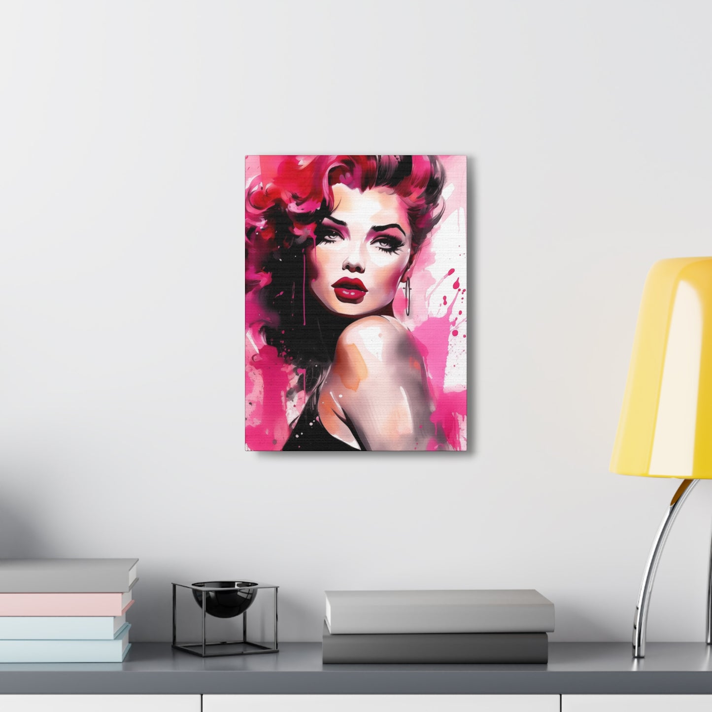 Canvas Wall Art, Gallery Wrapped Pop Art, Diva Wall Art – Thalia