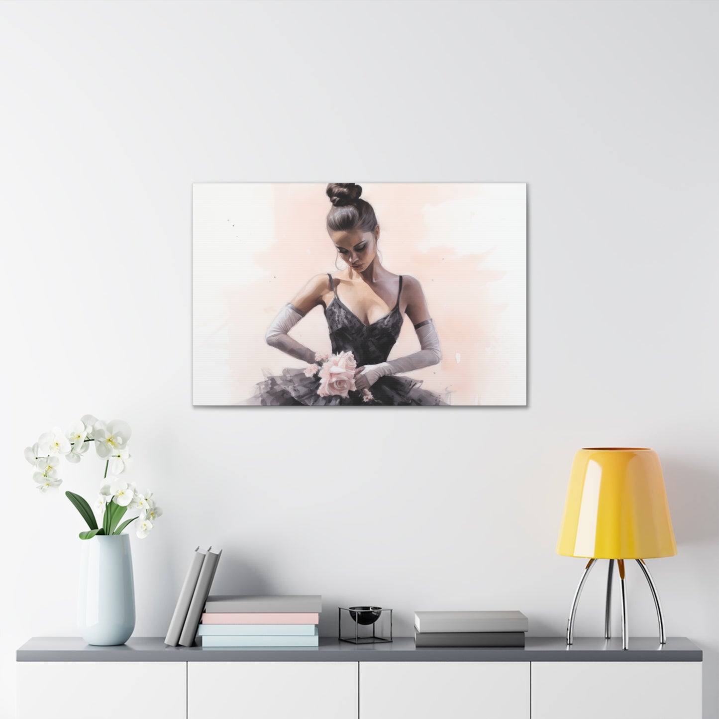 Gallery Wrapped Canvas, Ballerina Beauty, Ballet Art Canvas – Sonja