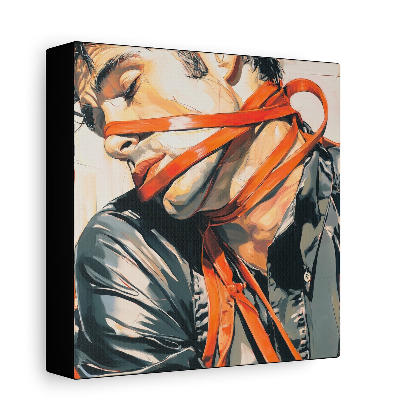 Gallery Wrapped Canvas, Ropes and Reverence Art Canvas, Erotic Shibari Art Canvas – Ryu