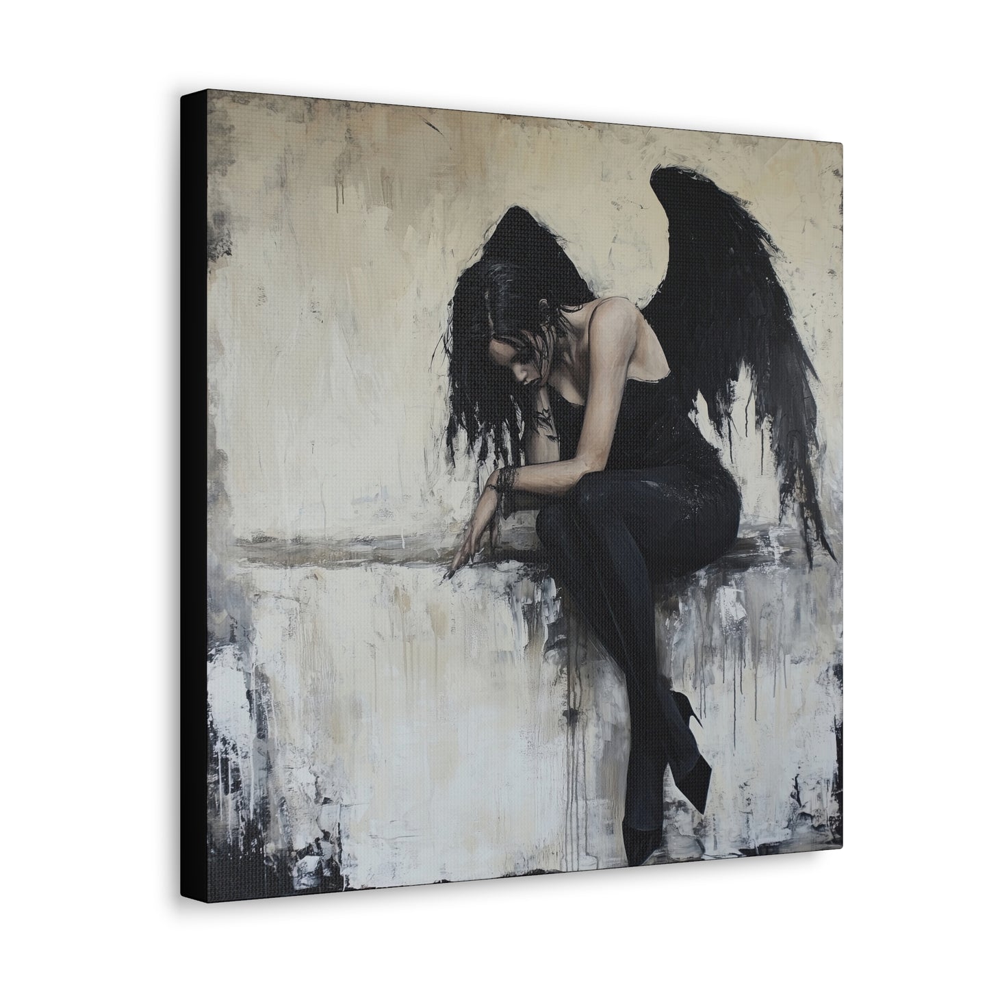 Gallery Wrapped Canvas, Sinners and Saints Art Canvas, Erotic Pinup Art Canvas – Helena