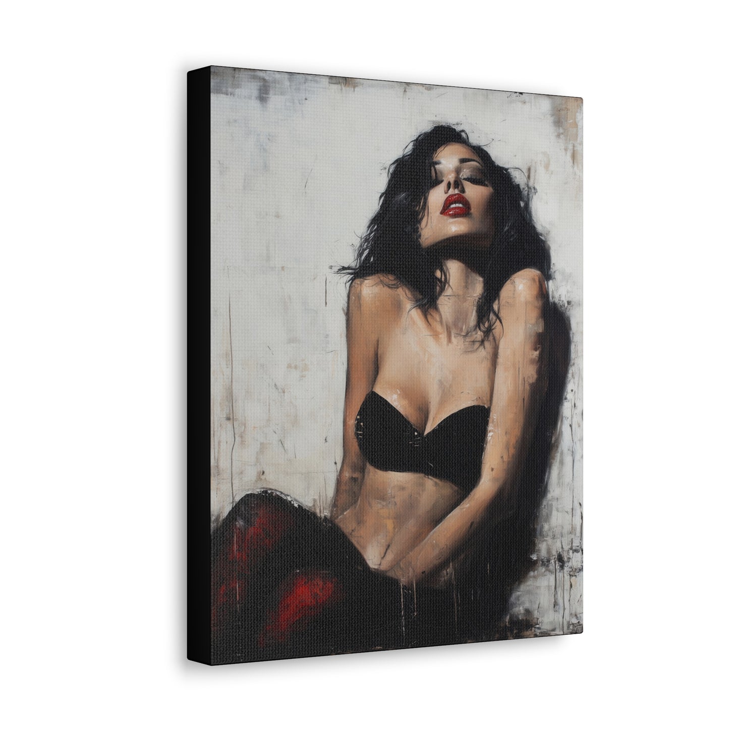 Gallery Wrapped Canvas, Sinners and Saints Art Canvas, Erotic Art Canvas – Alexa
