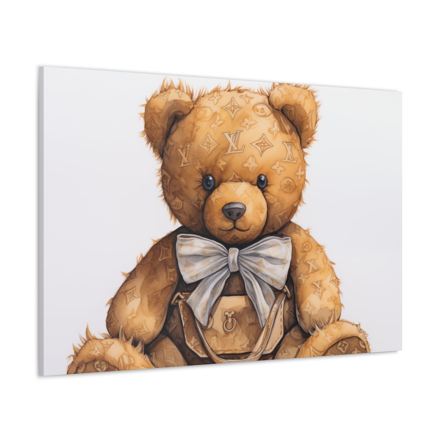 Canvas Gallery Wrap - LV Bear Wall Art - Ring