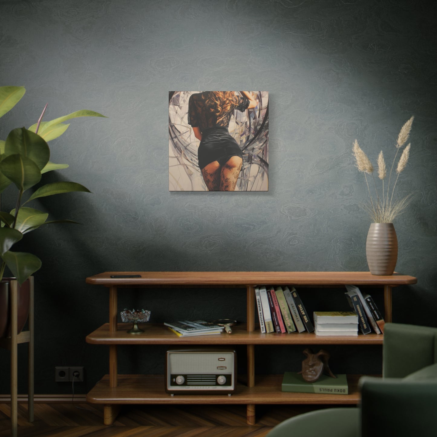 Gallery Wrapped Canvas, Tongue and Cheek Art Canvas, Naughty Girl Art Canvas – Morgan