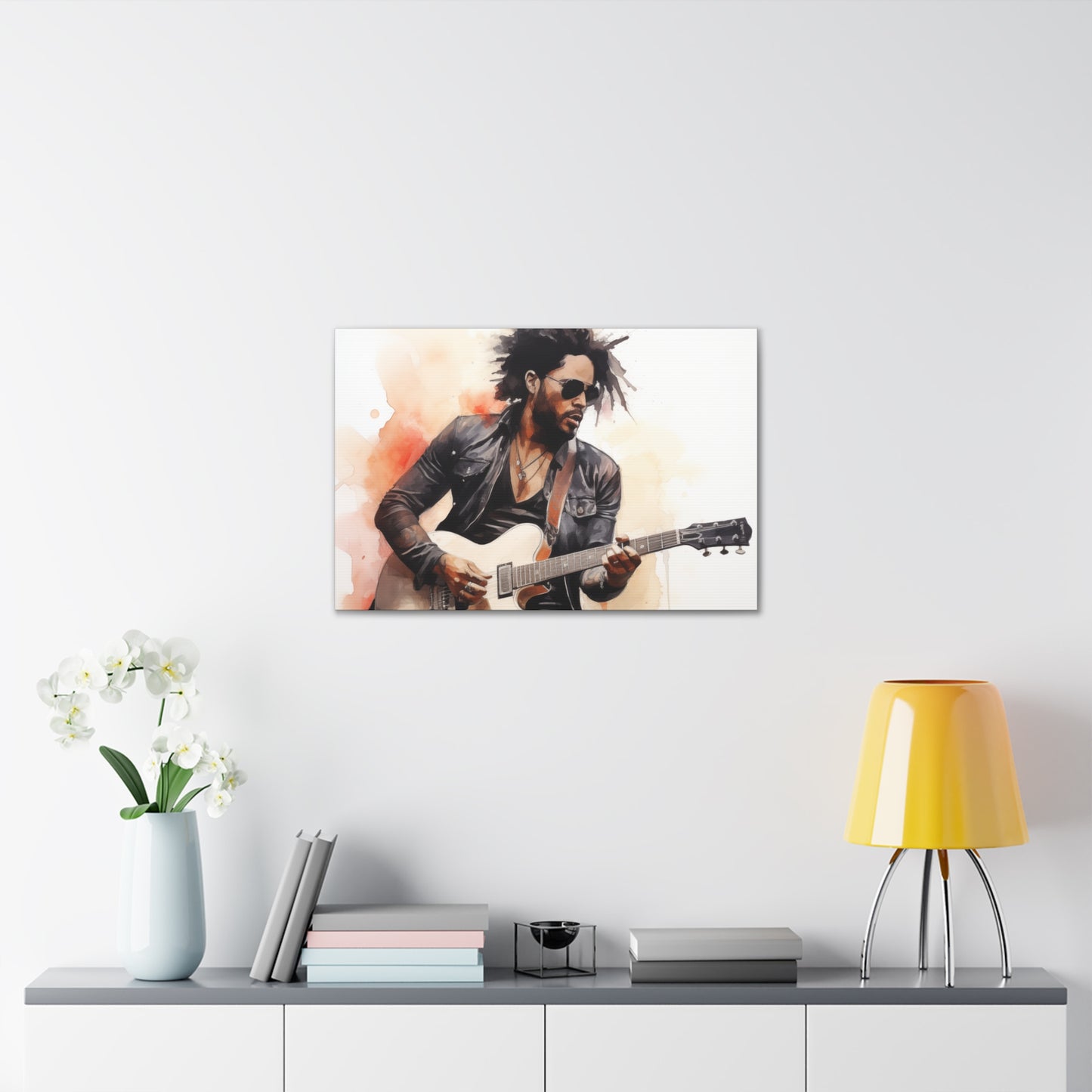 Gallery Wrapped Canvas, Celebrity Inspired, Pop Art Canvas – Lenny Also