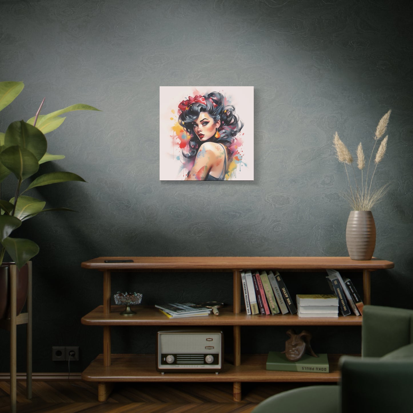Canvas Wall Art, Gallery Wrapped Pop Art, Femme Doll Wall Art – Genevieve