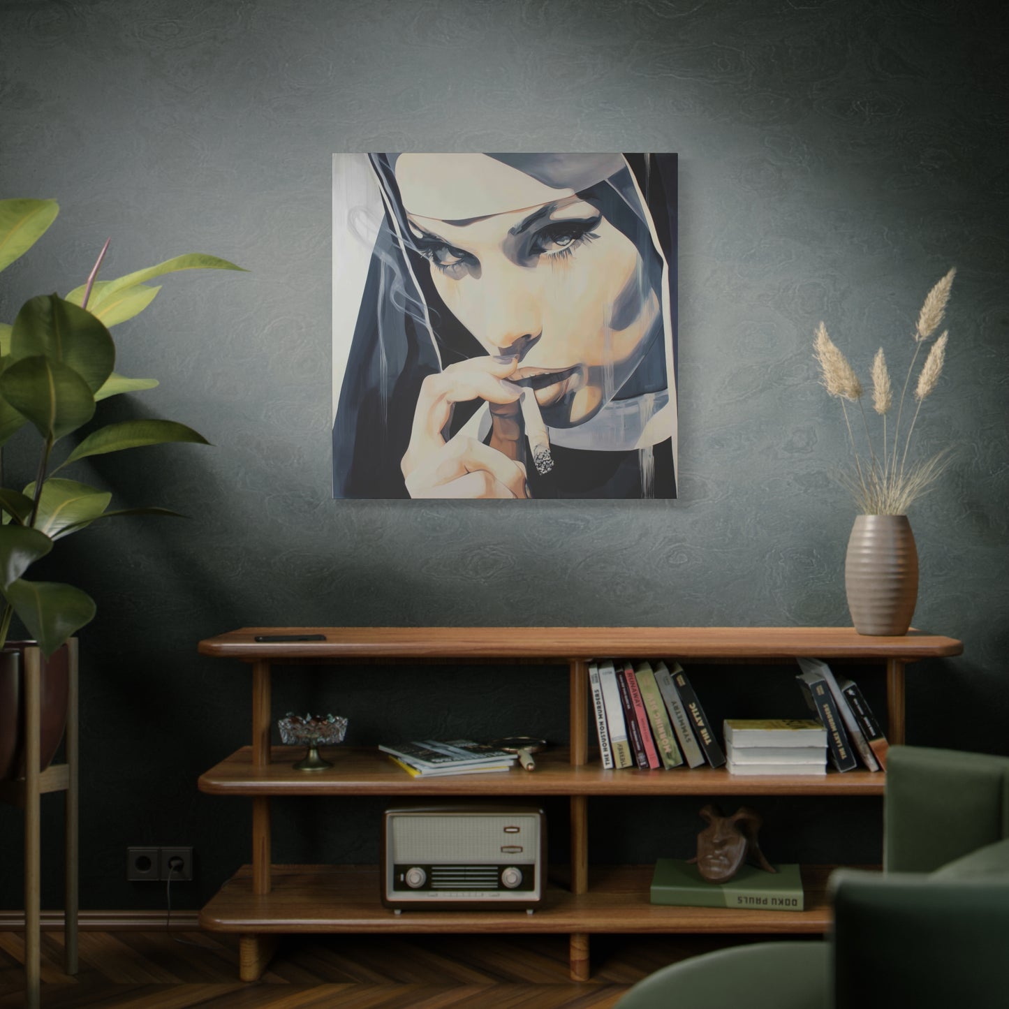 Gallery Wrapped Canvas, Habits and Heresy Art Canvas, Naughty Nuns Art Canvas – Sister Mercy