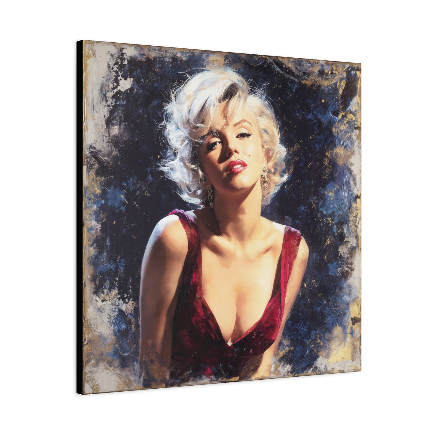 Gallery Wrapped Canvas, The Diva Project Art Canvas, Pinup Art Canvas – Marilyn Monroe - SEVEN