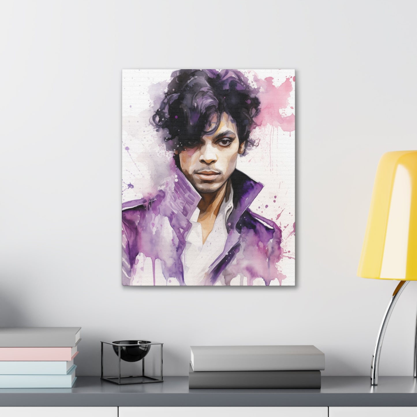 Gallery Wrapped Canvas, Celebrity Inspired, Pop Art Canvas – Prince Rogers