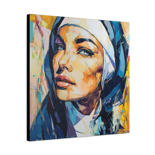 Gallery Wrapped Canvas, Habits and Heresy Art Canvas, Naughty Nuns Art Canvas – Sister Agatha
