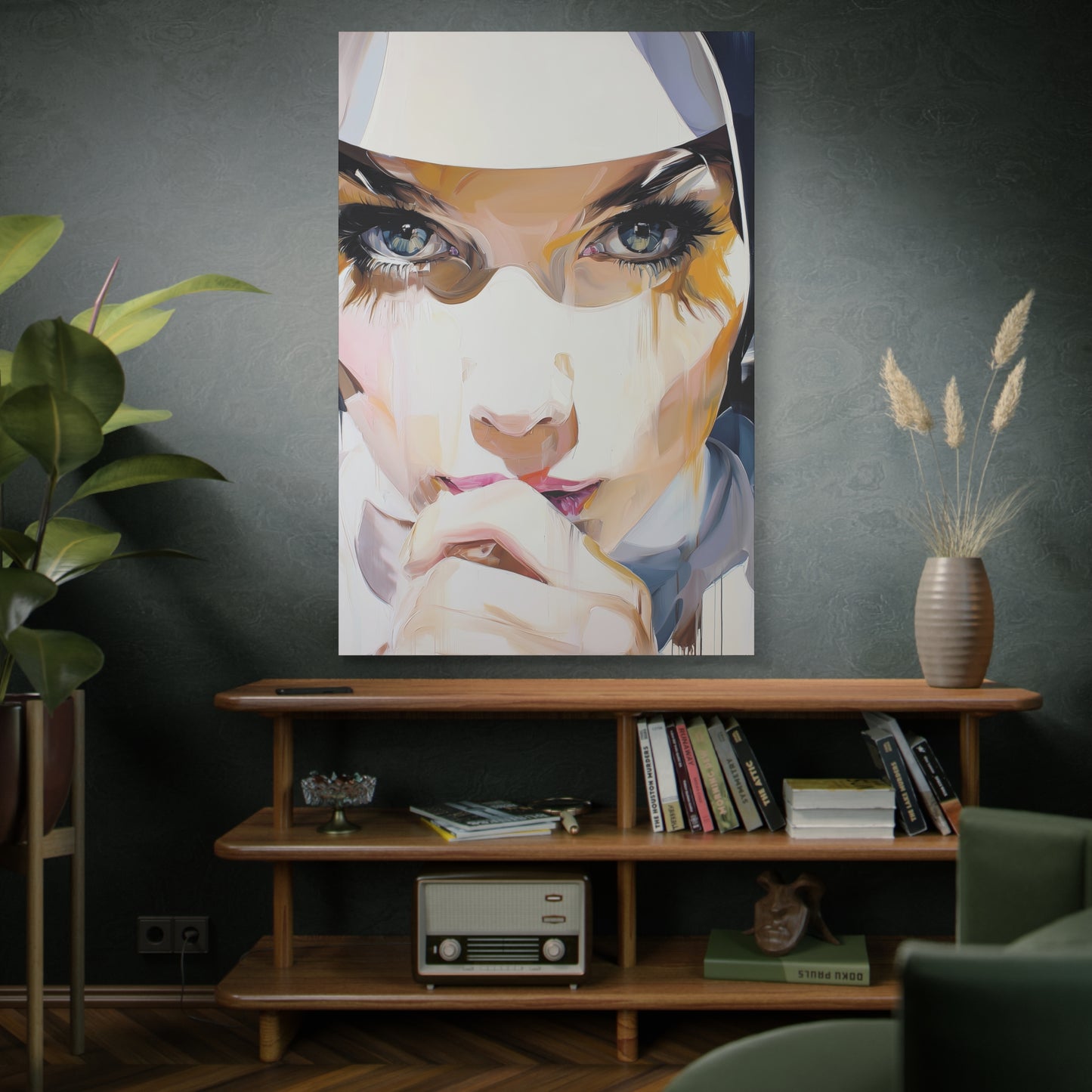 Gallery Wrapped Canvas, Habits and Heresy Art Canvas, Naughty Nuns Art Canvas – Sister Amara