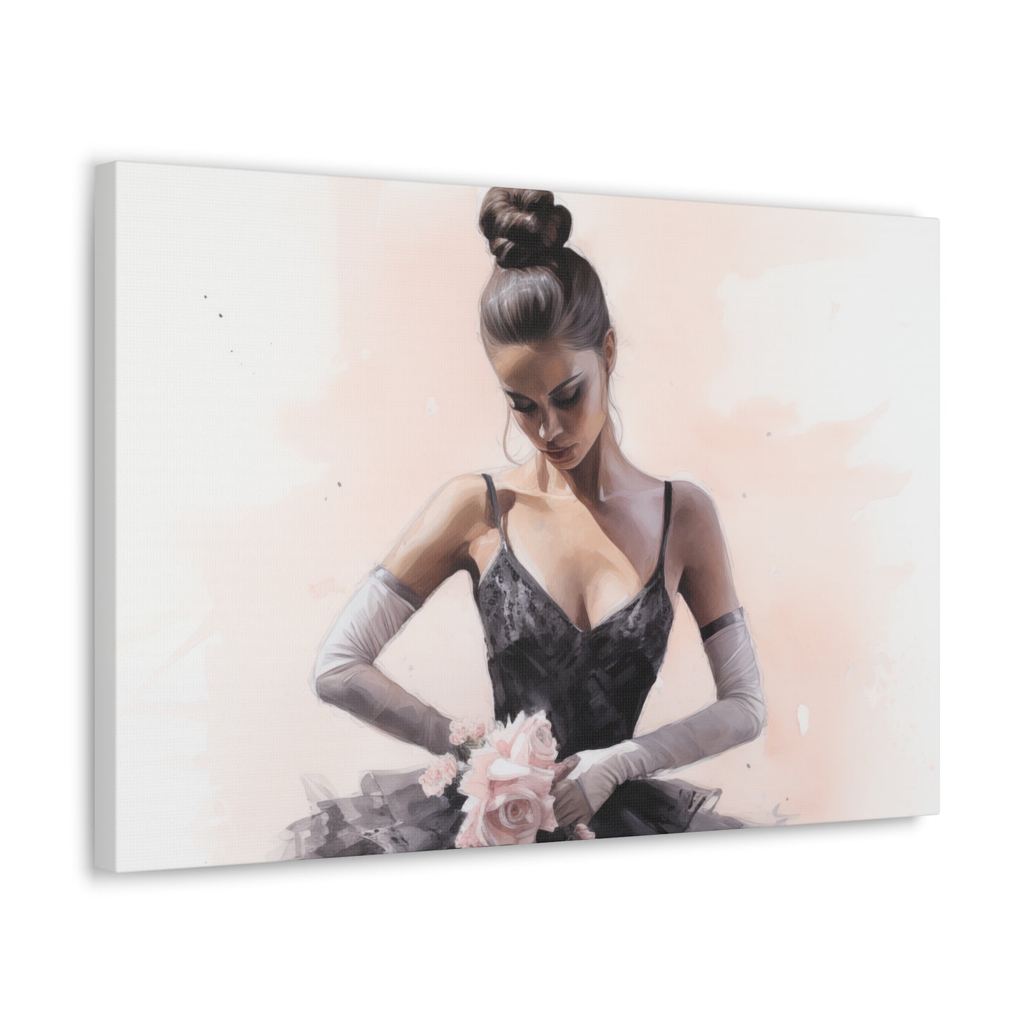 Gallery Wrapped Canvas, Ballerina Beauty, Ballet Art Canvas – Sonja