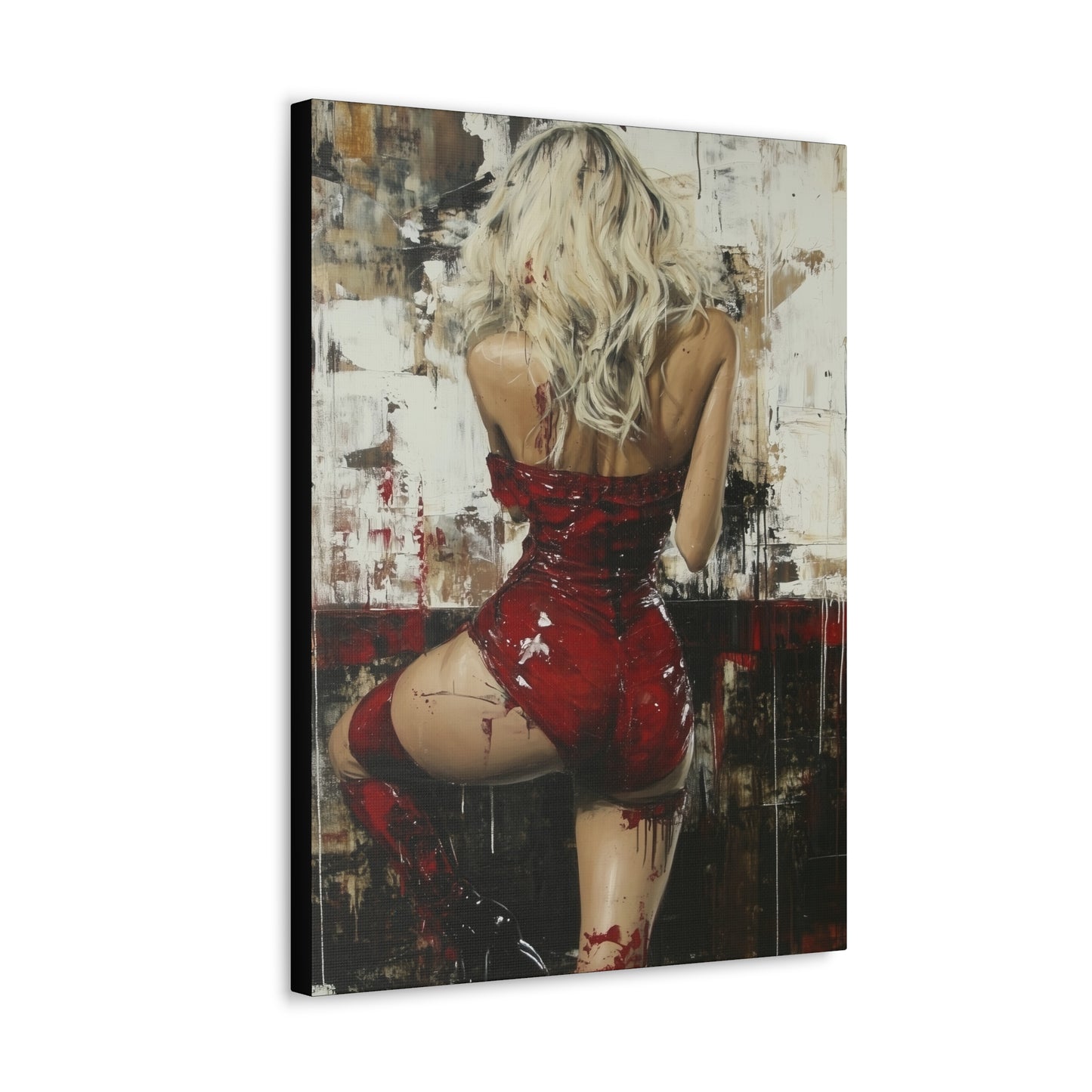 Gallery Wrapped Canvas, Sinners and Saints Art Canvas, Erotic Art Canvas – Veronica