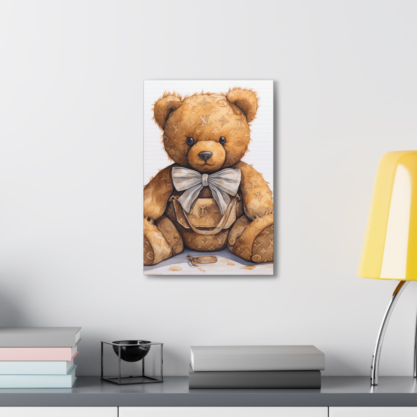 Canvas Gallery Wrap - LV Bear Wall Art - Ring