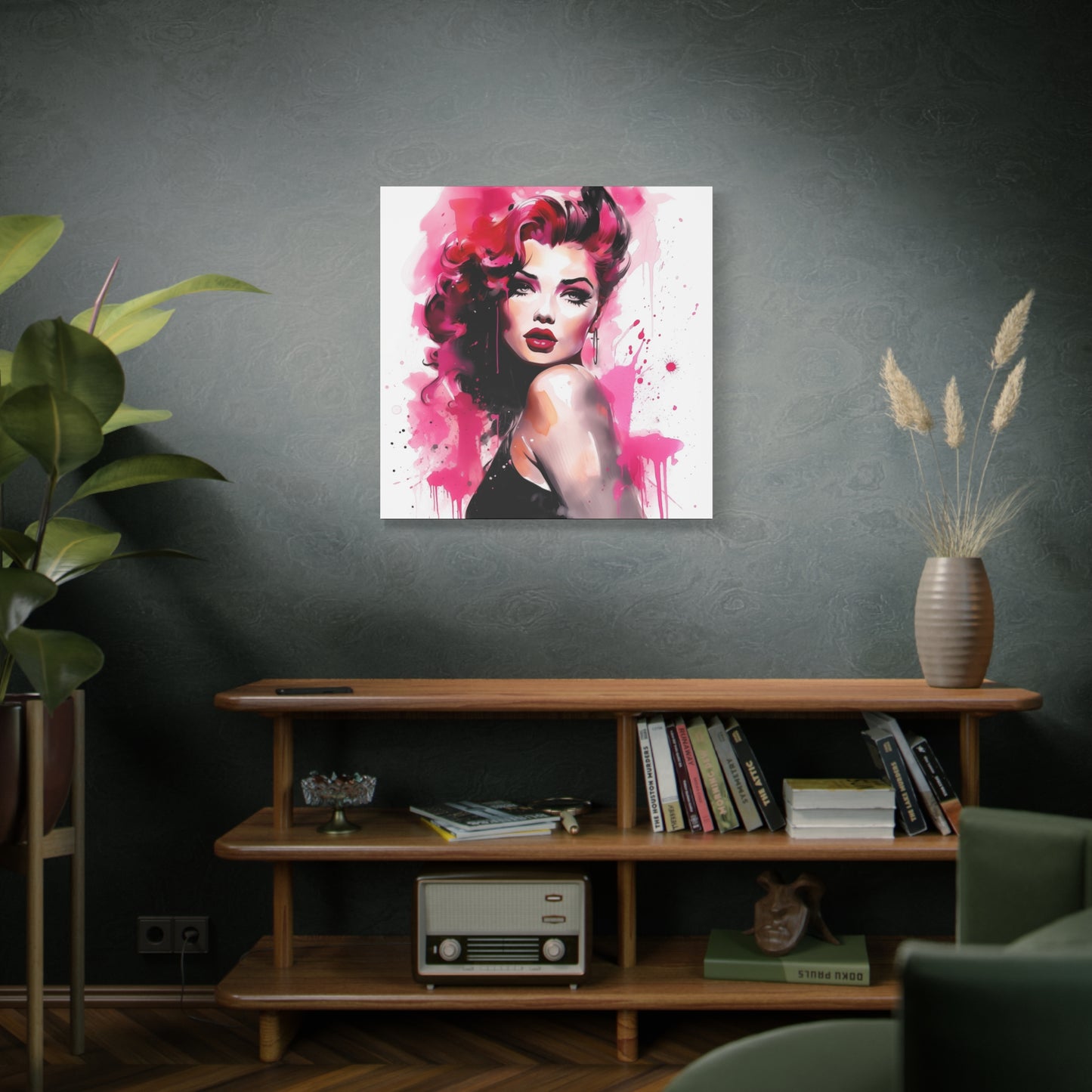Gallery Wrapped Canvas, Tattooed Beauty, Femme Doll Pop Art Canvas – Thalia