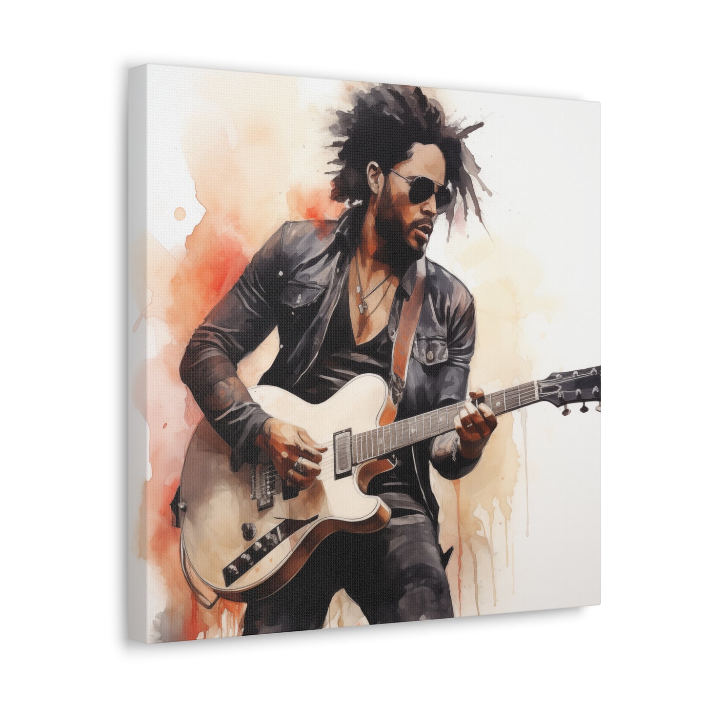 Gallery Wrapped Canvas, Celebrity Inspired, Pop Art Canvas – Lenny Also