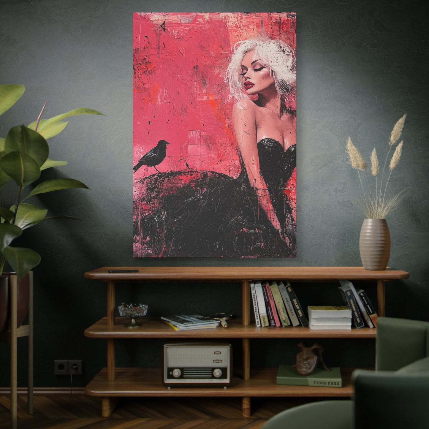 Gallery Wrapped Canvas, Sinners and Saints Adult Art Canvas, Erotic Pinup Art Canvas – Paloma