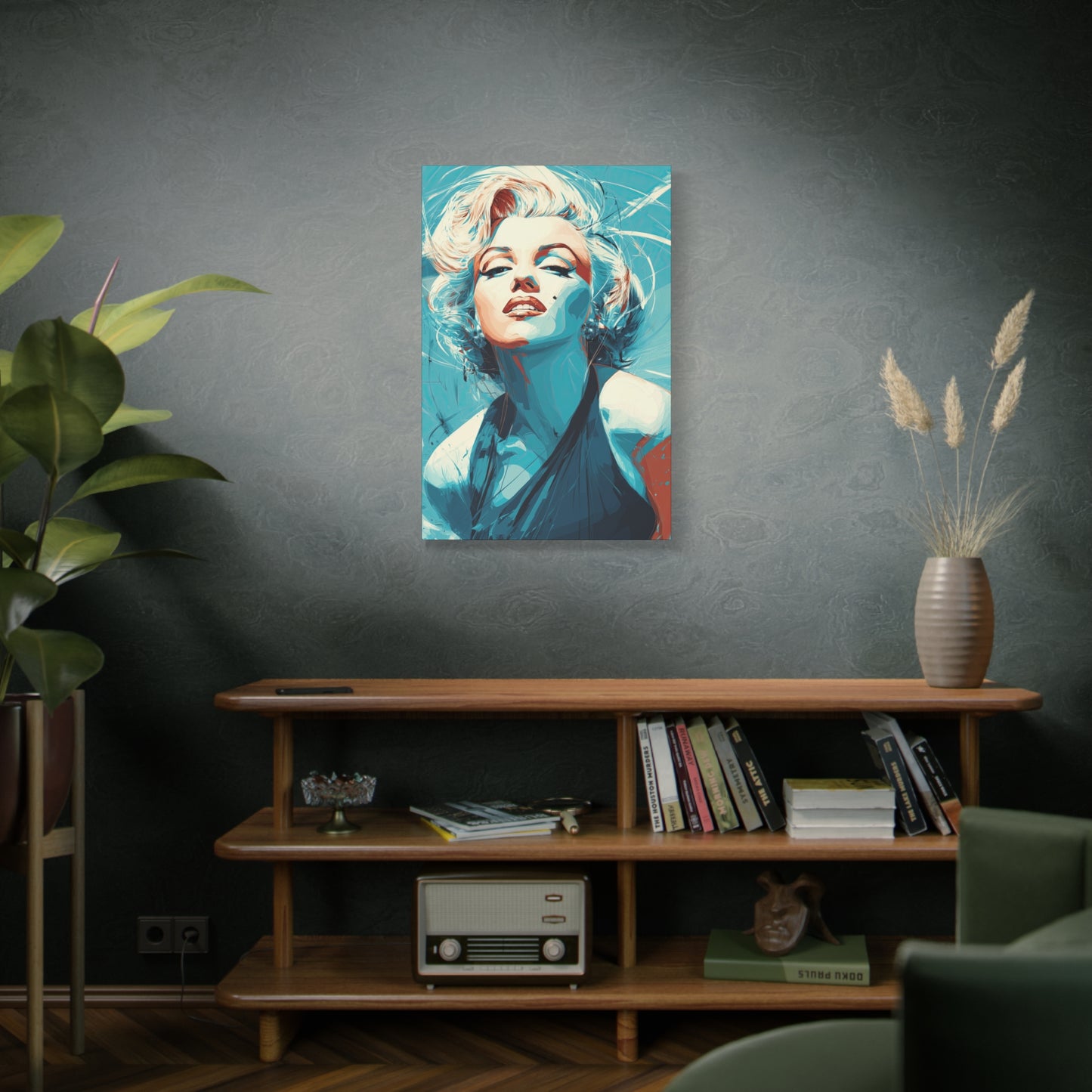 Gallery Wrapped Canvas, The Diva Project Art Canvas, Pinup Art Canvas – Marilyn Monroe - SEVEN