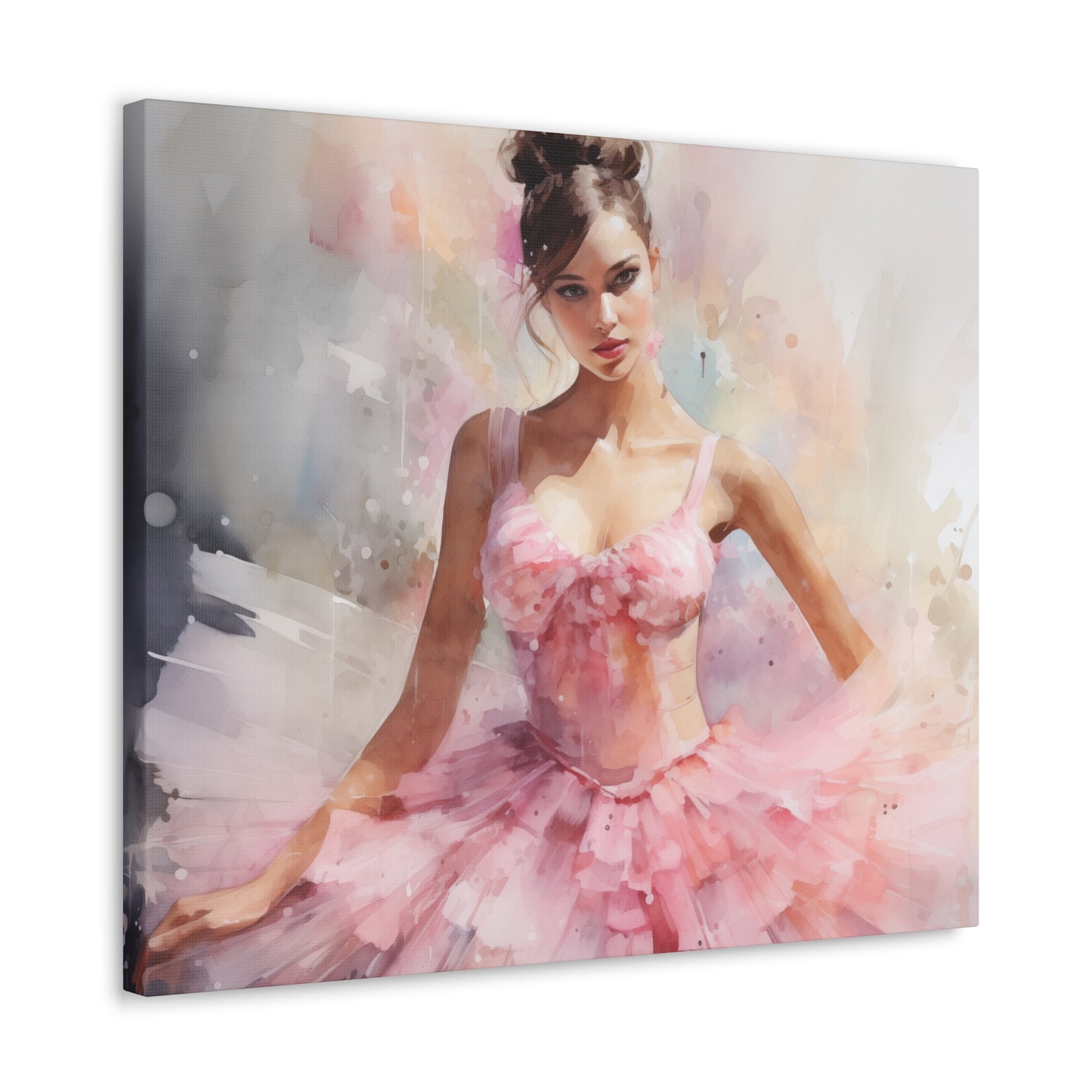 Gallery Wrapped Canvas, Ballerina Beauty, Ballet Art Canvas – Lily