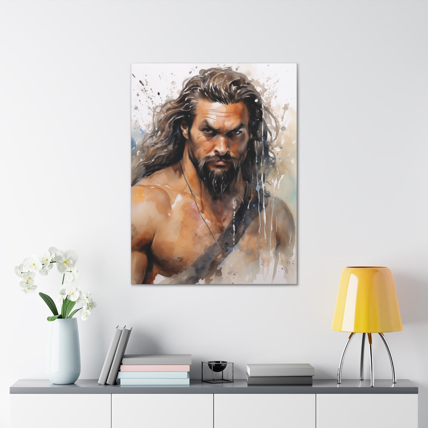Gallery Wrapped Canvas, Celebrity Inspired, Pop Art Canvas – Jason