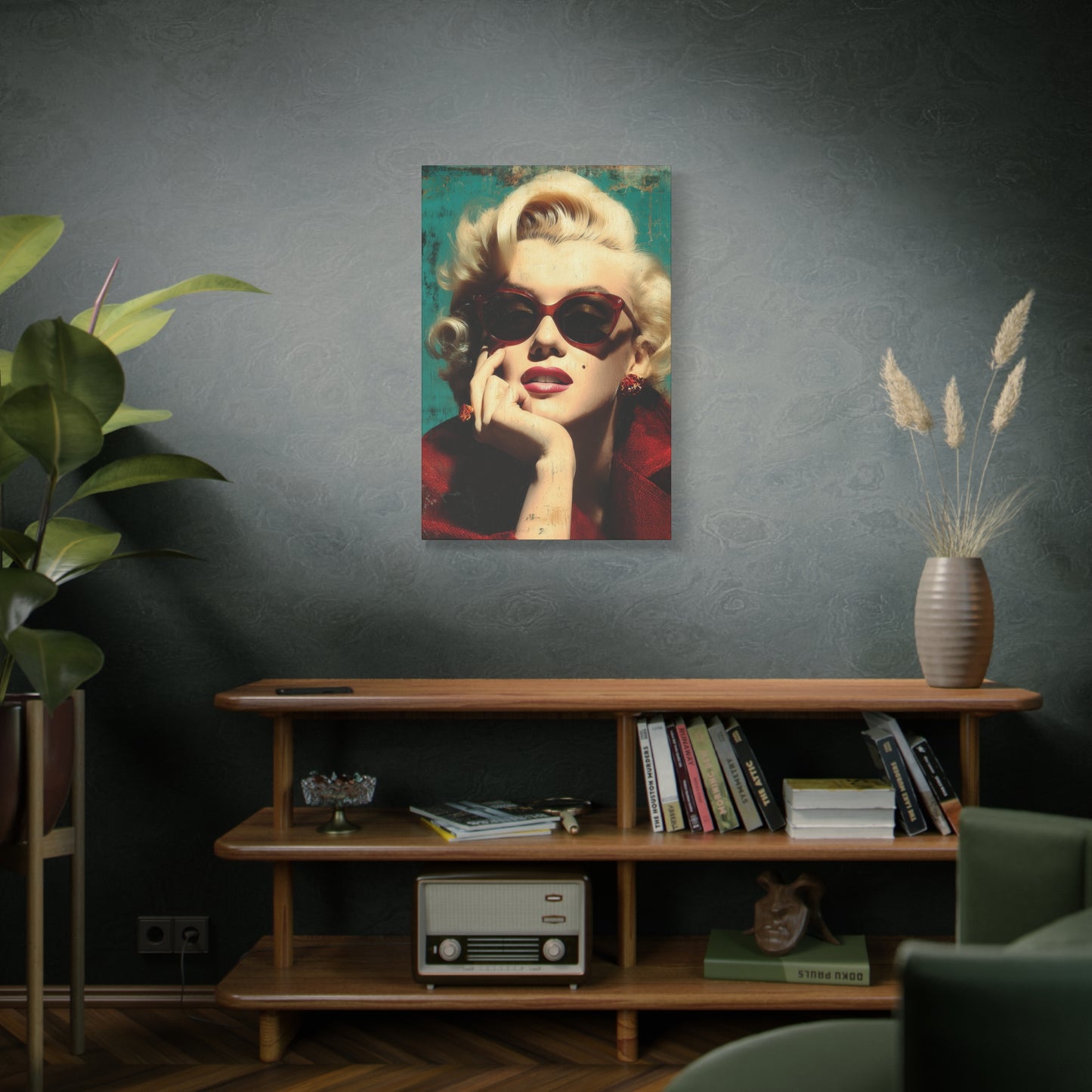 Gallery Wrapped Canvas, The Diva Project Art Canvas, Pinup Art Canvas – Marilyn Monroe - NINE