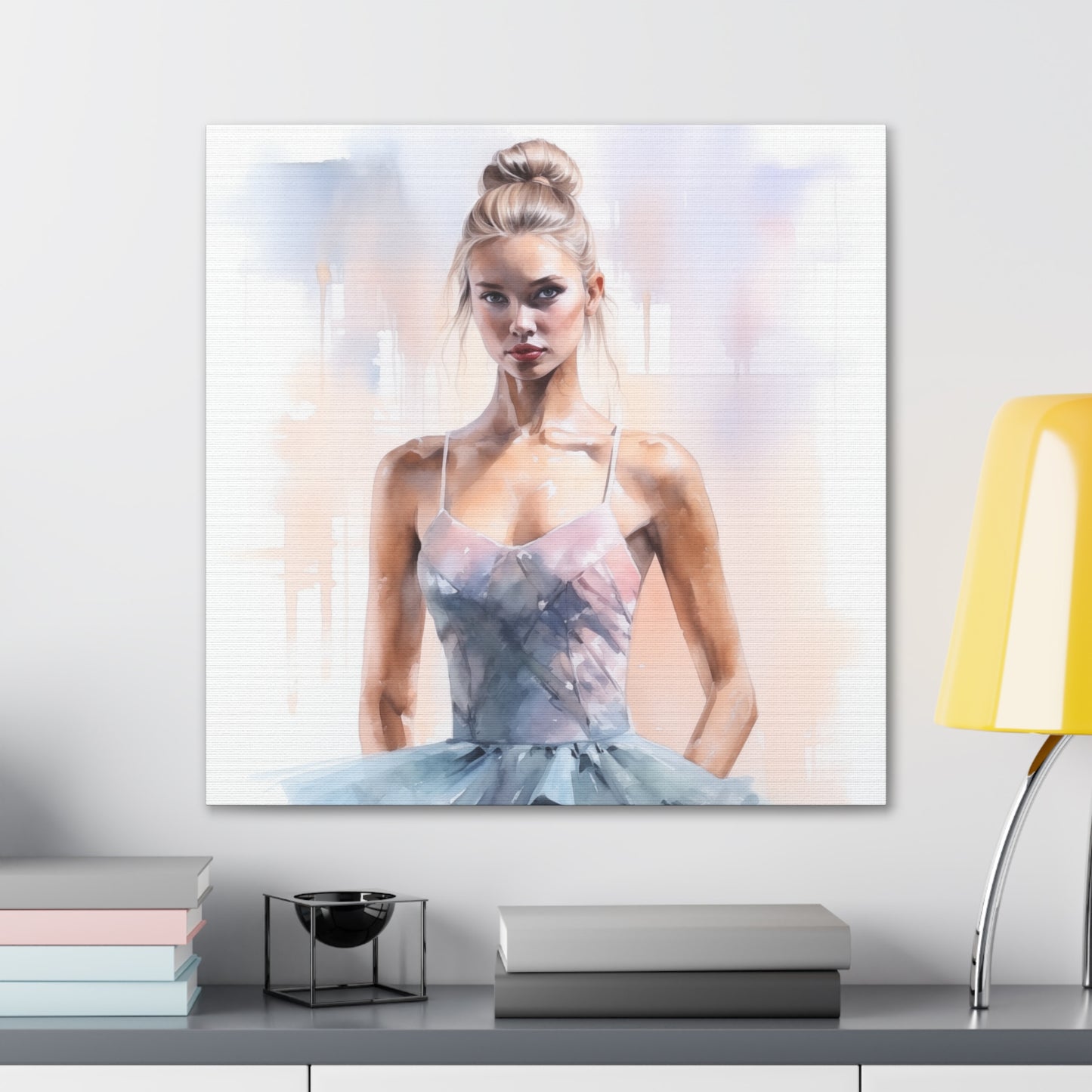 Gallery Wrapped Canvas, Ballerina Beauty, Ballet Art Canvas – Samantha