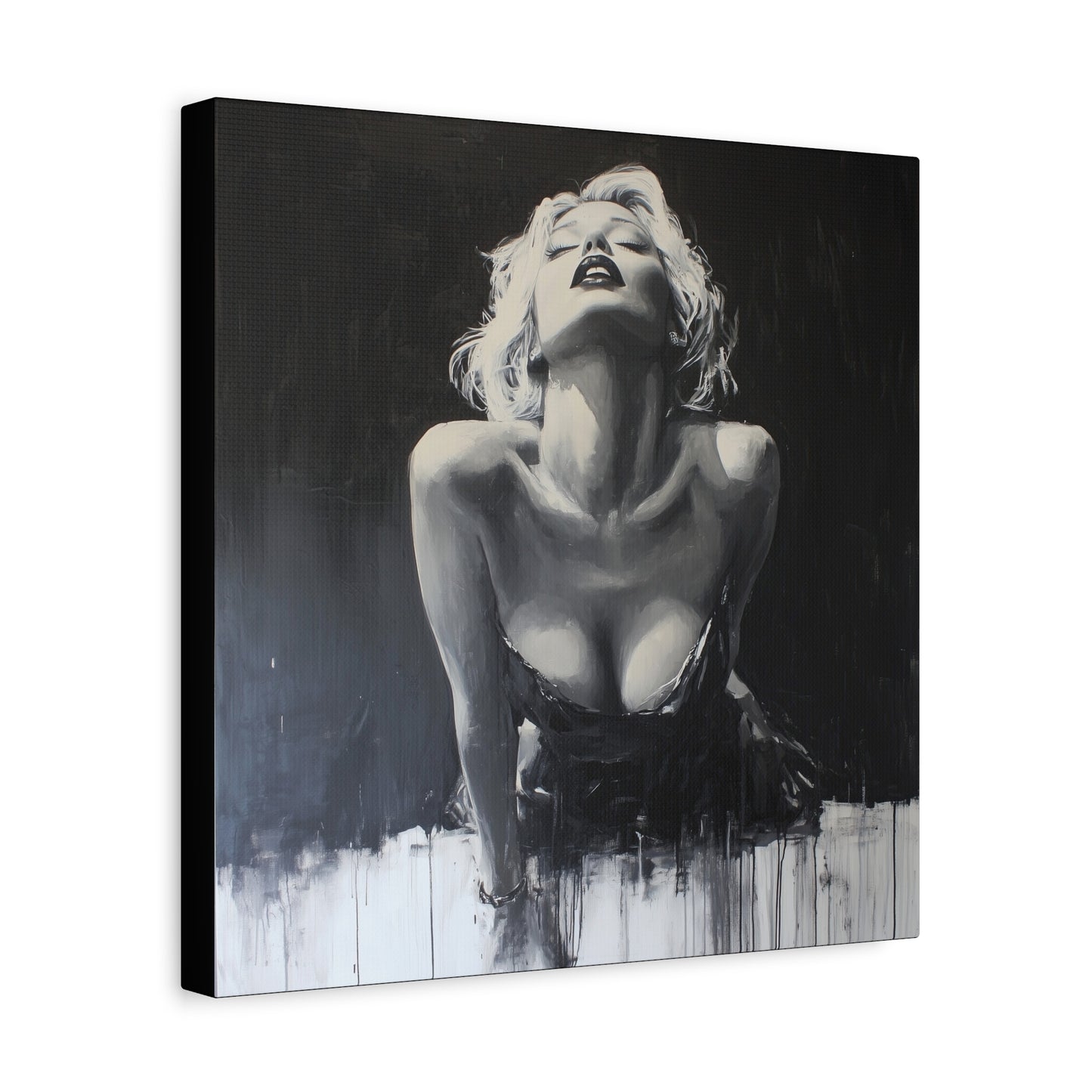 Gallery Wrapped Canvas, Guilt and Grit Adult Art Canvas, Erotic Pinup Art Canvas – Lucia