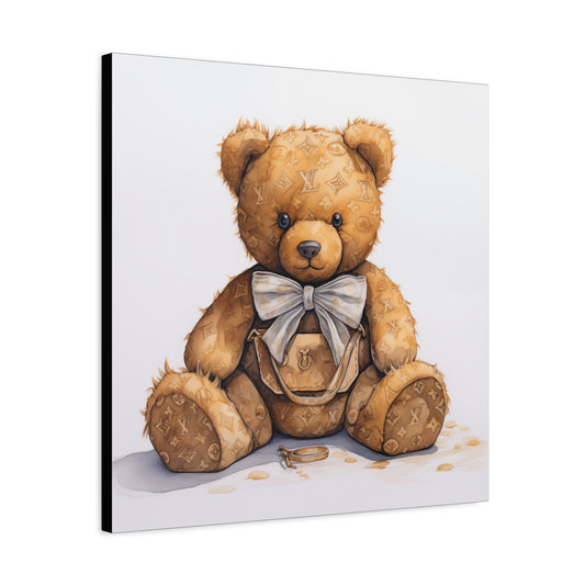Canvas Gallery Wrap - Designer Trunk Bear Wall Art - Ring
