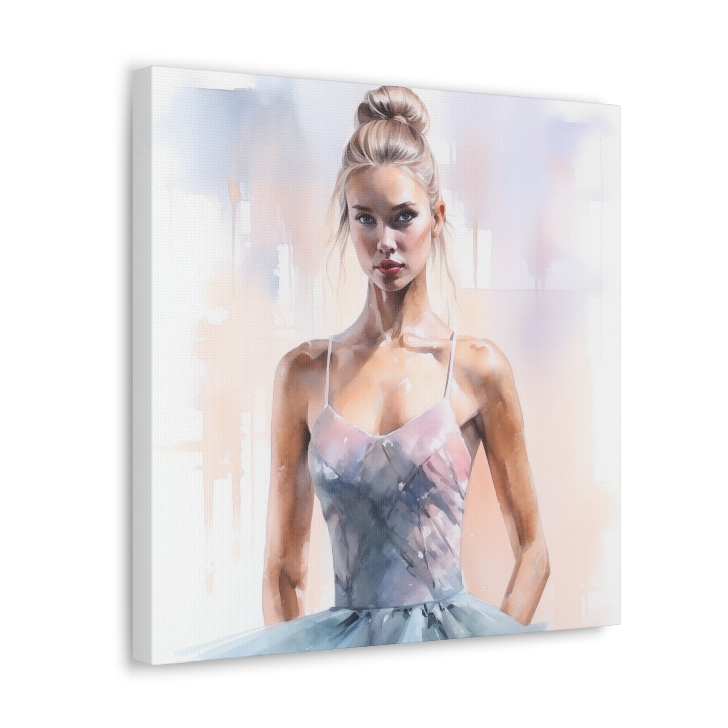 Gallery Wrapped Canvas, Ballerina Beauty, Ballet Art Canvas – Samantha