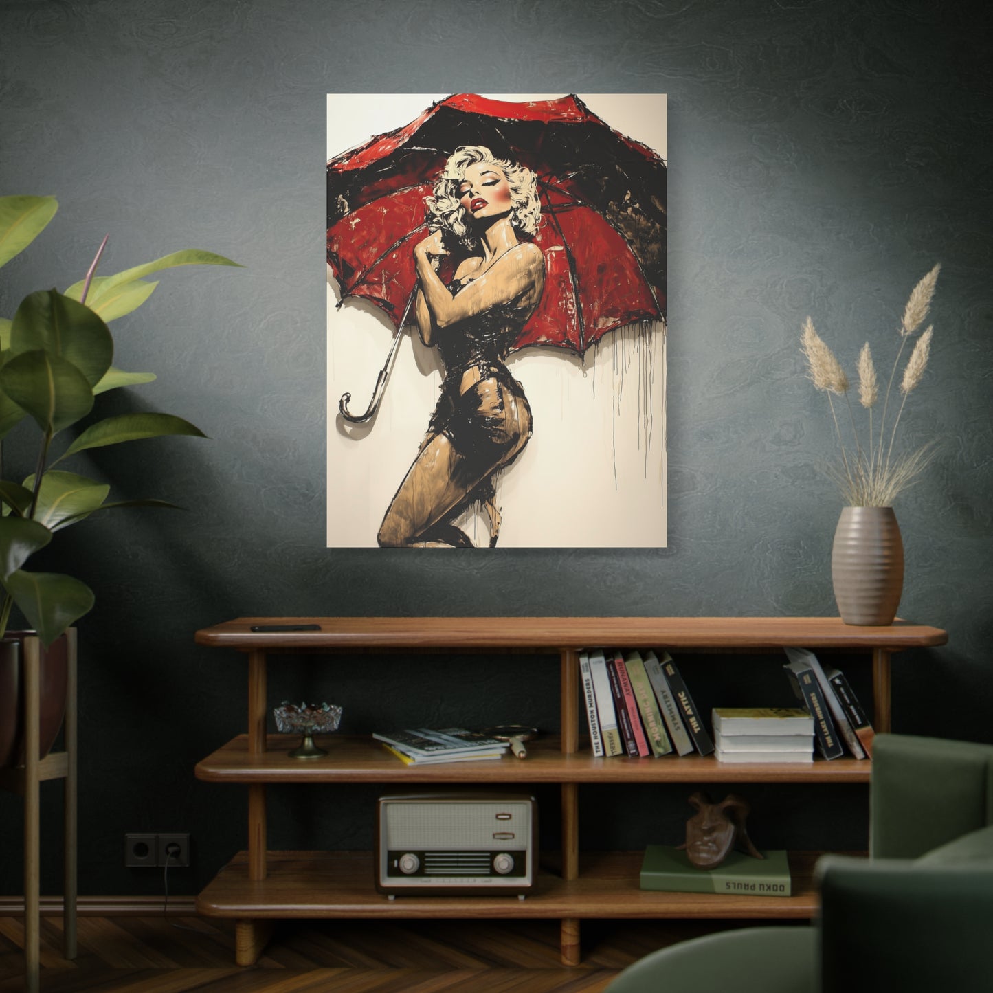 Gallery Wrapped Canvas, Guilt and Grit Adult Art Canvas, Erotic Pinup Art Canvas – Vesper
