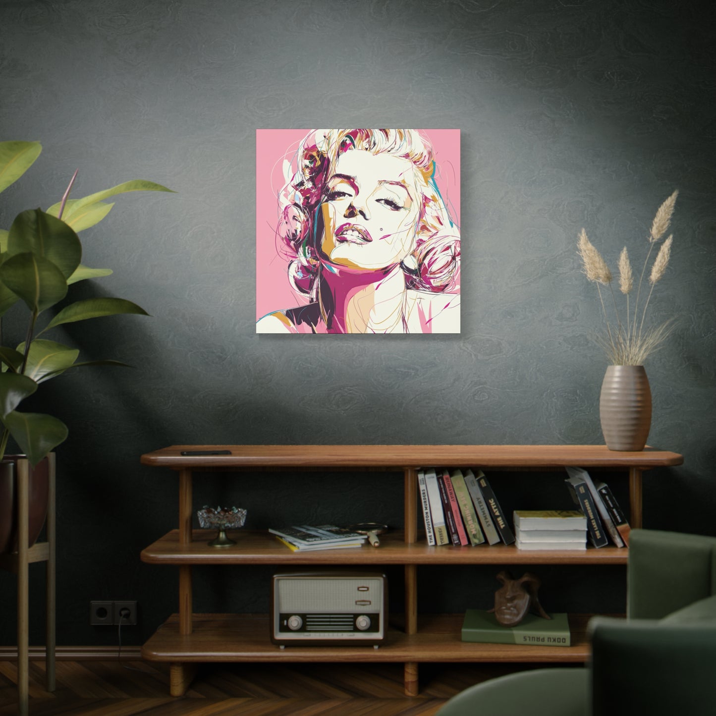 Gallery Wrapped Canvas, The Diva Project Art Canvas, Pinup Art Canvas – Marilyn Monroe - SIX